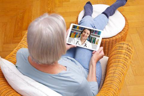 Woman Telehealth Visit