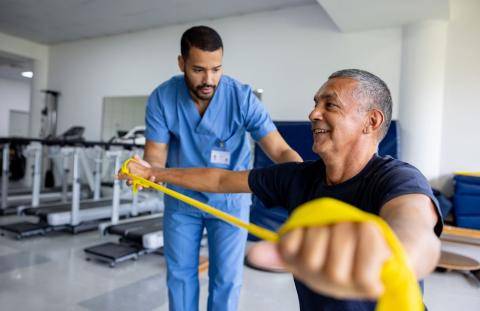 Patient in Physical Therapy