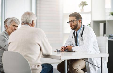 Physician Talking with Patients